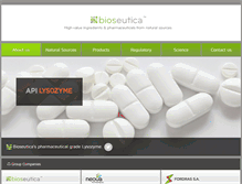 Tablet Screenshot of bioseutica.com